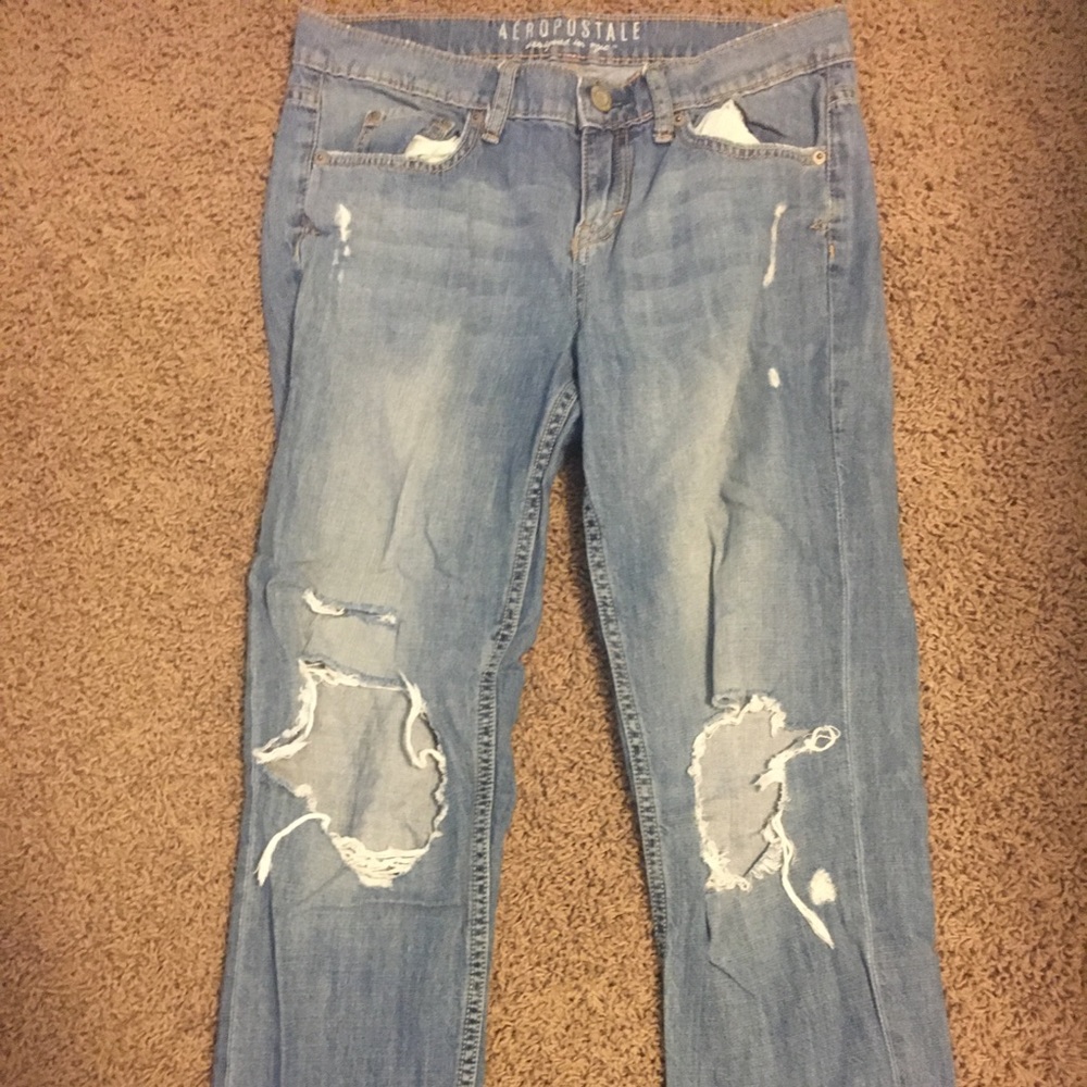 Aeropostale ripped jeans